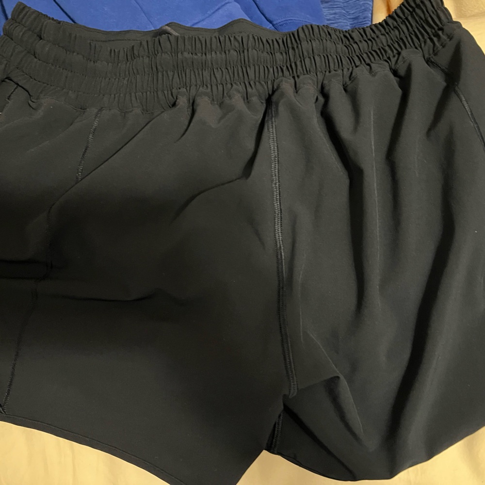 lululemon athletica Navy Elastic-Waist Active Shorts